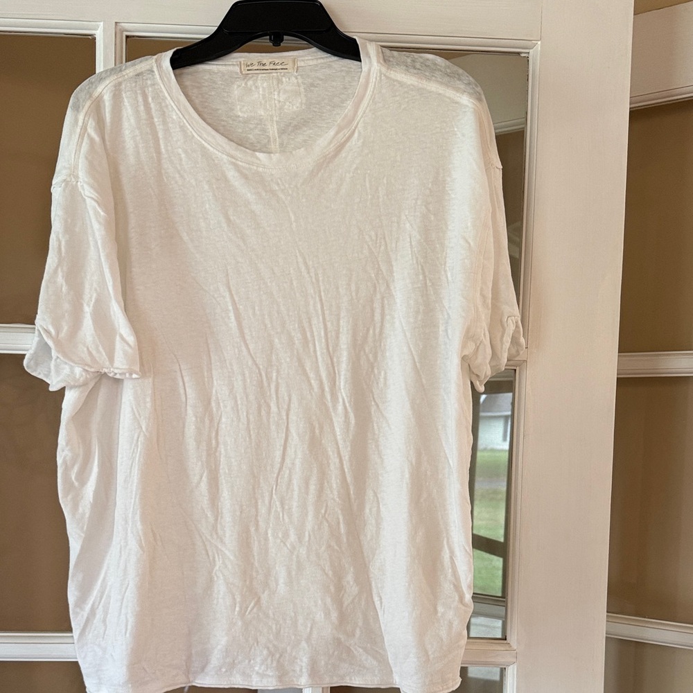 We The Free White Short Sleeve Nina Tee